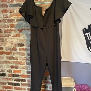 Womens Size Large Black Jumpsuit